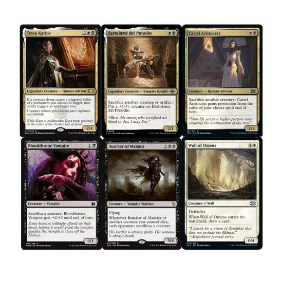 MTG Commander EDH Deck Teysa Karlov 100 Cards Aristocrat Custom Deck B/W - Magic - Picture 1 of 1
